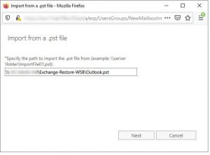 How to import PST mailboxes to exchange server?