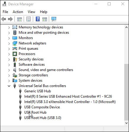 Universal Serial Bus controllers