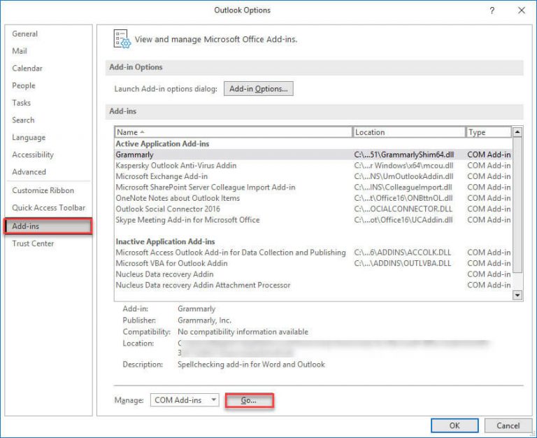 How to fix microsoft outlook cannot connect to server error 