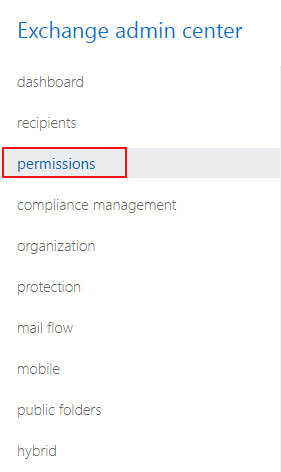 select the permissions
