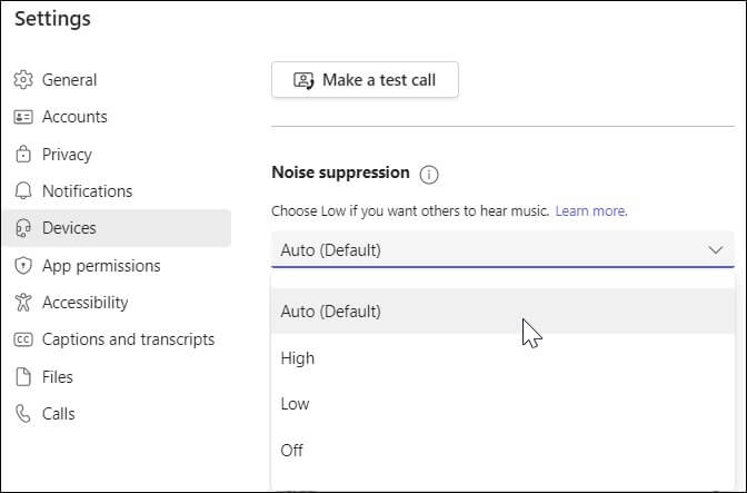 Noise suppression