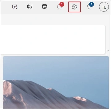 Click on Settings icon