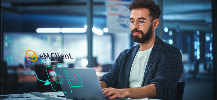How to export data from eM client to Microsoft Outlook PST?