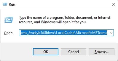 open run dialog box