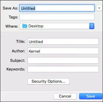 Save pdf mails in destination location