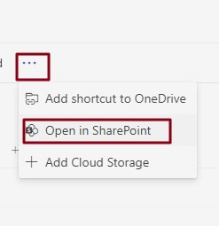 Access the SharePoint site