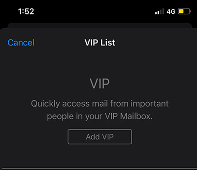 add the contacts to Whitelist in the VIP list
