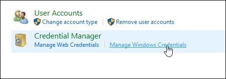 Manage Windows Credentials