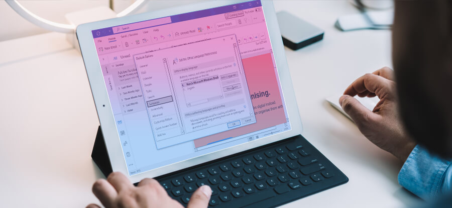Steps to Change Default Language in Outlook
