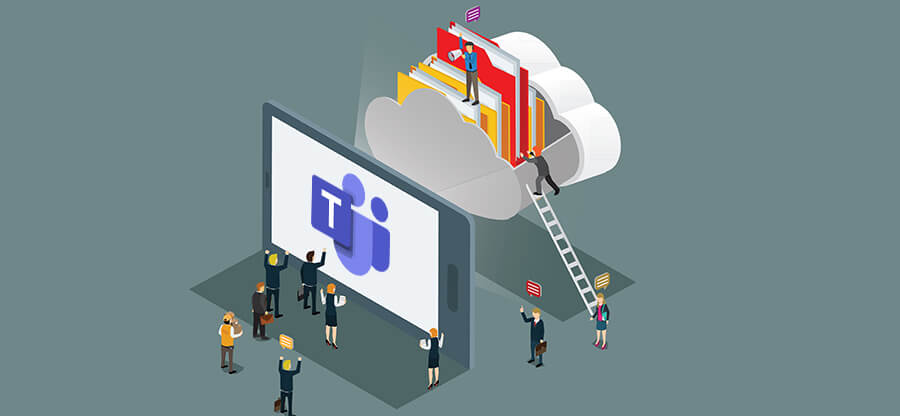 Storage location of files in Microsoft Teams