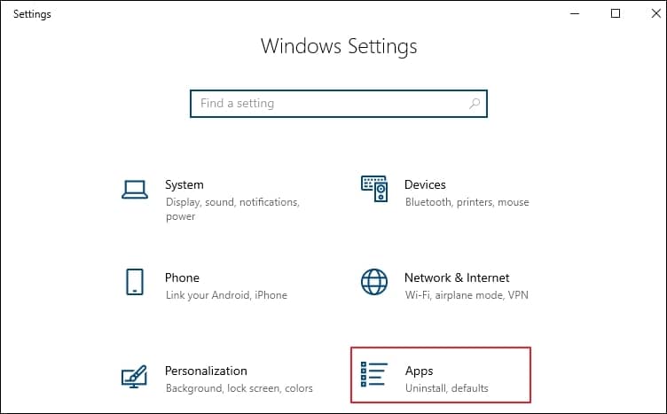 window settings