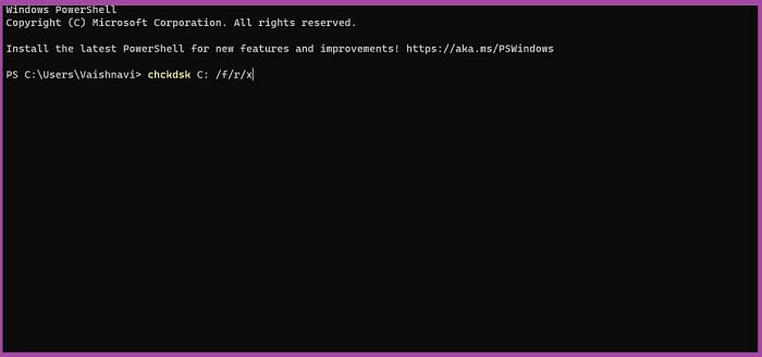 chkdsk