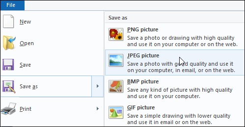Save your JPEG file as a new image