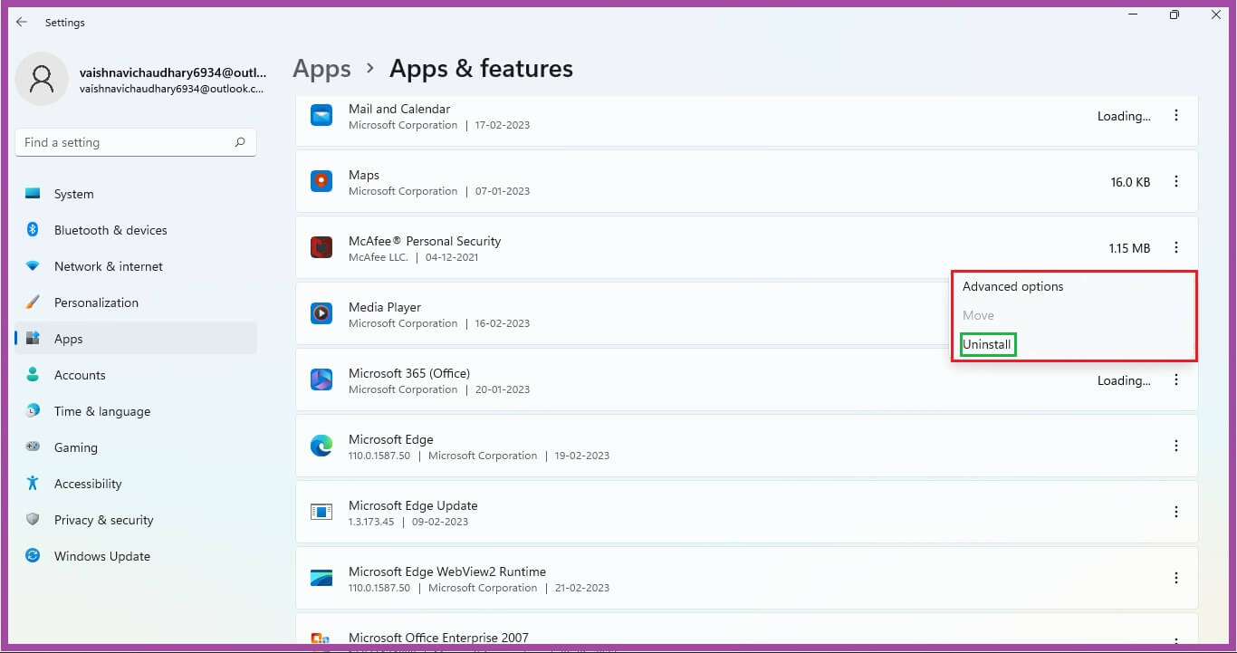 Click the third party antivirus tool