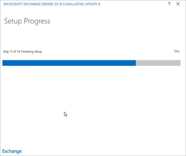 Setup is installing the files