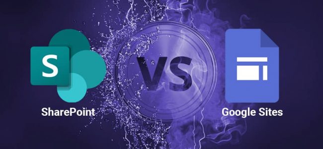 Microsoft SharePoint VS Google Sites