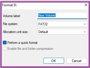 Rename Volume label