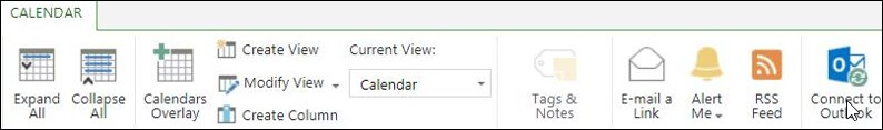 How To Connect SharePoint Calendar To Outlook 