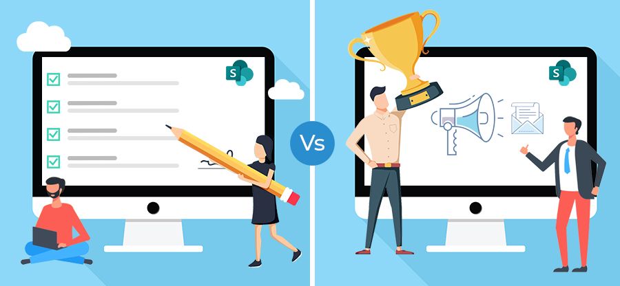 SharePoint Team Site Vs Communication Site – Exploring the core differences