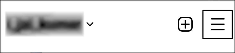 see three dots; ‘Click’ on them