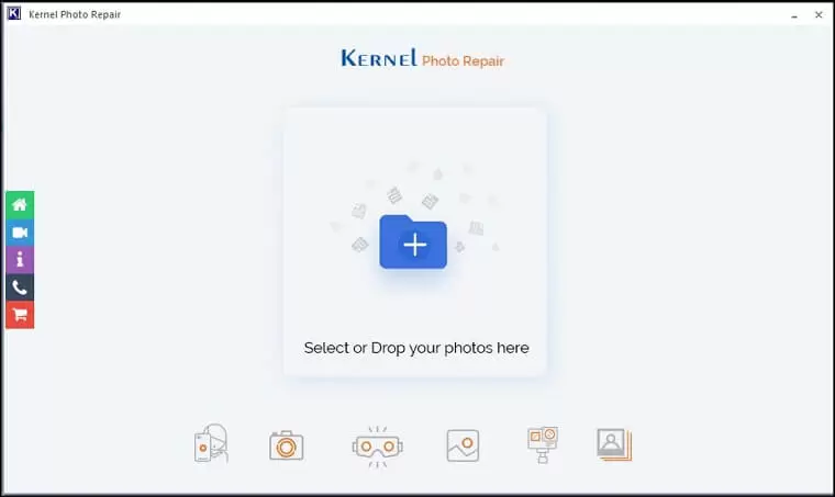 Select or Drop your photos here