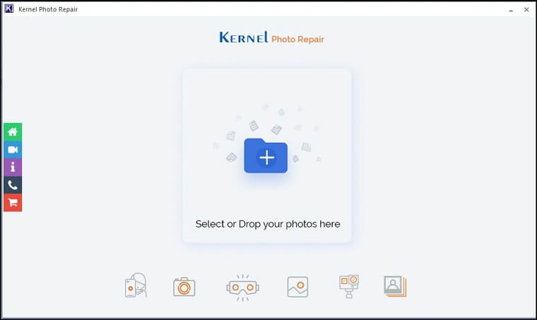 Select or Drop your photos here