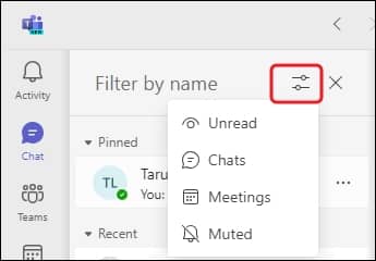 click the more filters