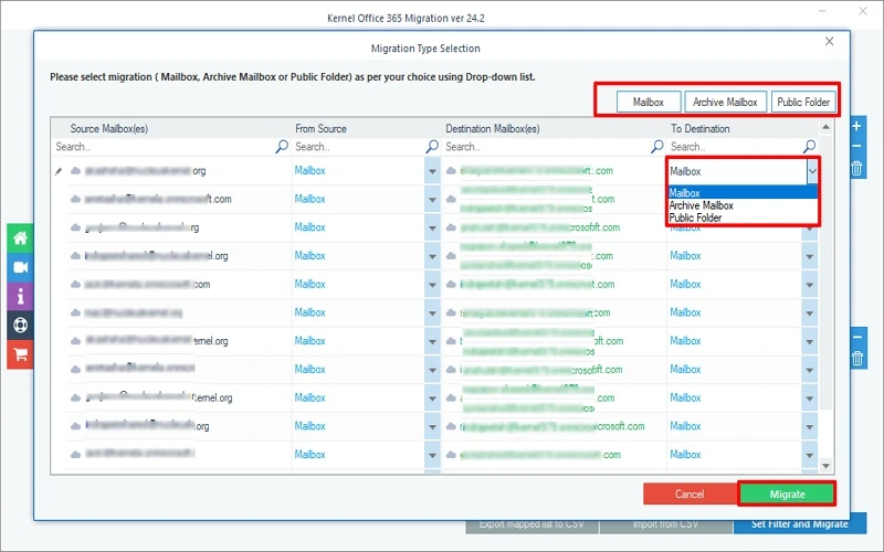 Cross tenant mailbox migration 