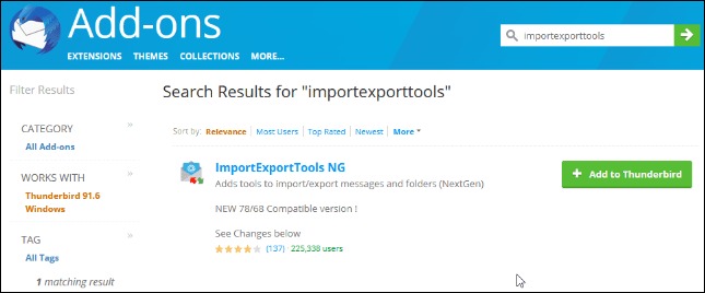 type up ImportExportTools