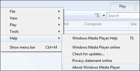 About Windows Media Player