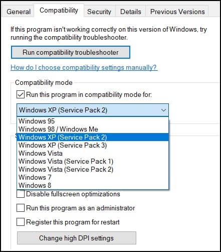 Opt for an older Windows version