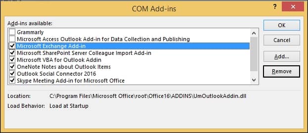 tick the unnecessary add-ins and click on Remove.