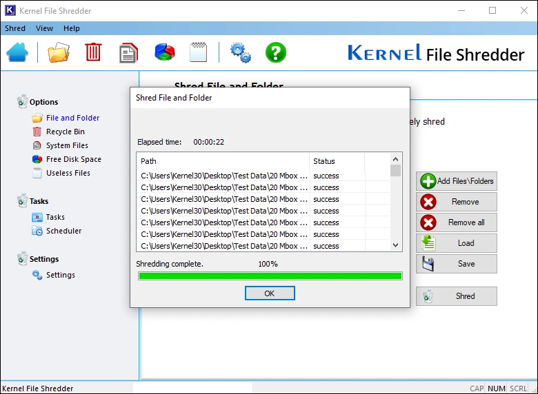 process is completed