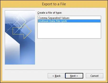 select file type