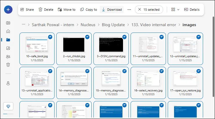 download onedrive data