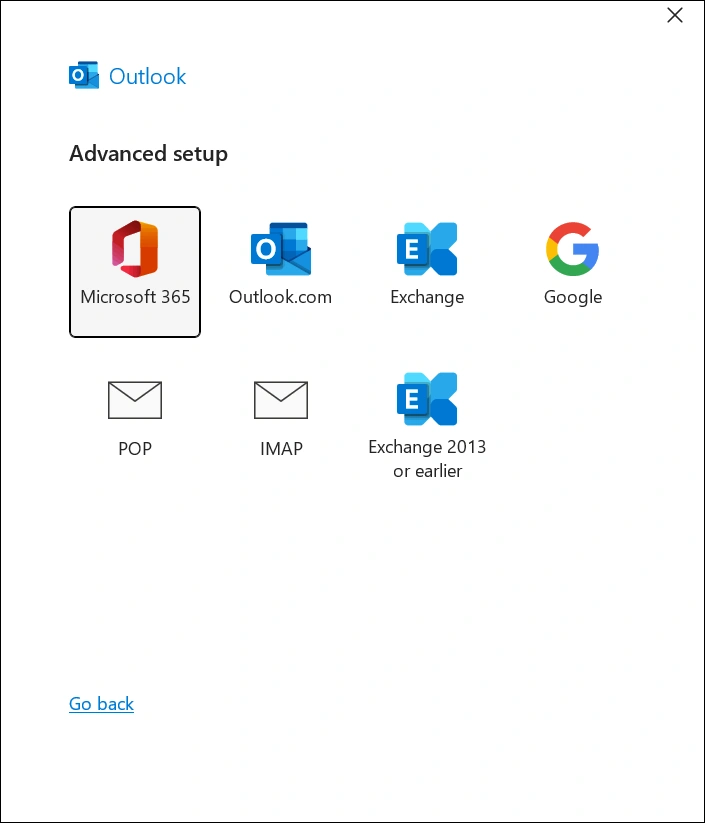 Add the Office 365 Account for InMotion Email Migration