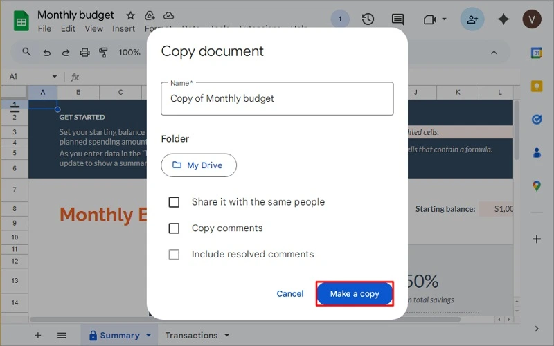 upload google sheets
