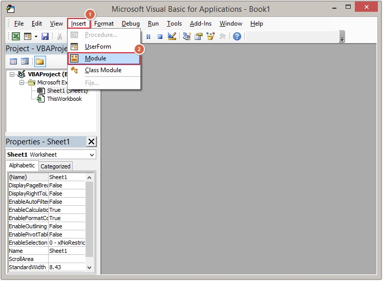 click-on-insert-then-module