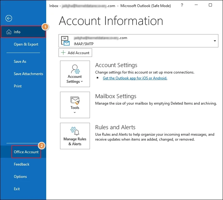 update outlook 