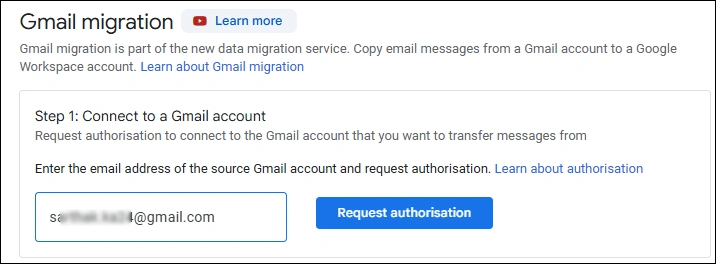 Request authorisation