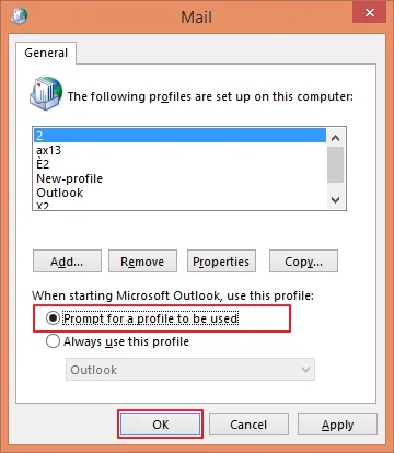 new profile is added 