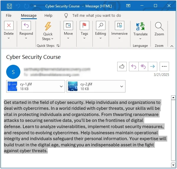 copy and past emails 