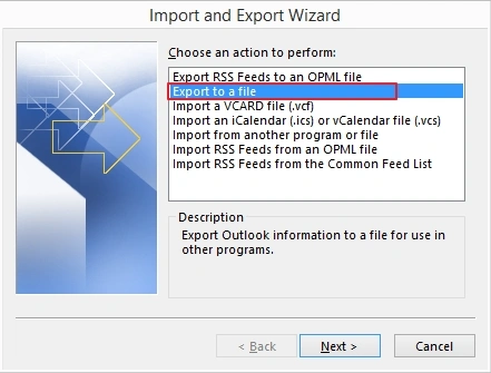 export data to file