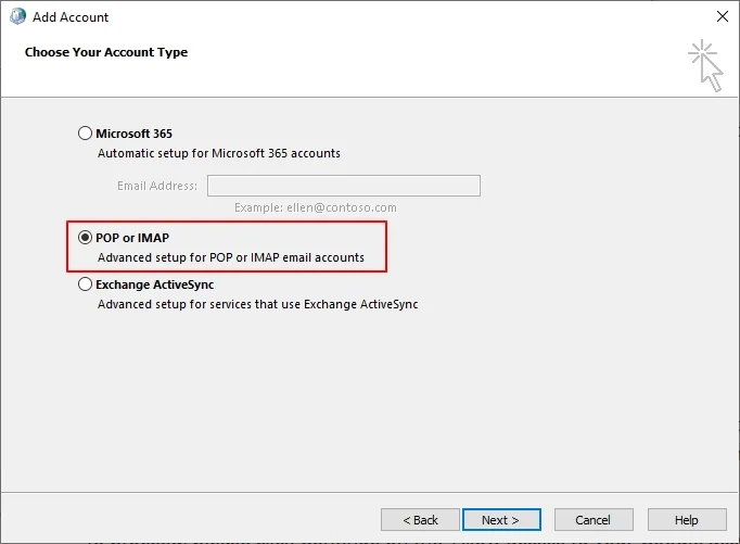 Choose Your Account Type