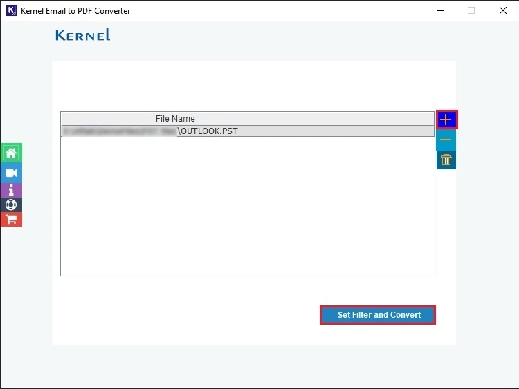Add the PST or OST file