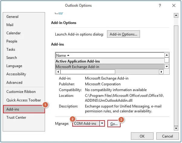 Now Click on Add-ins