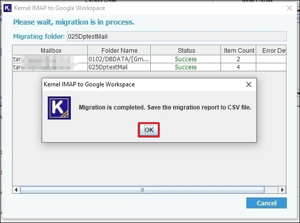 Titan Mail to Gmail migration will start