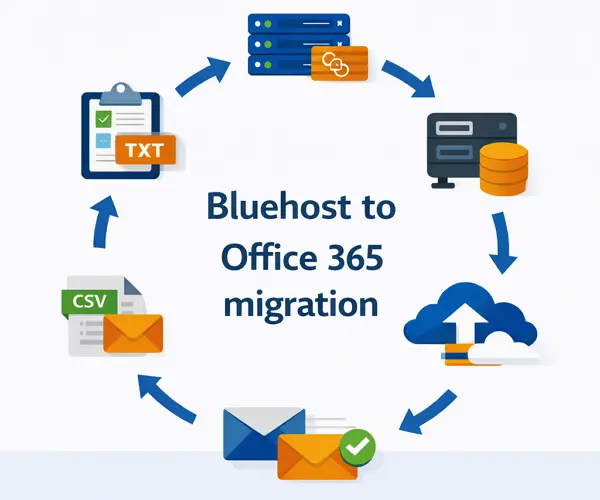 Bluehost to Office 365 Graphics