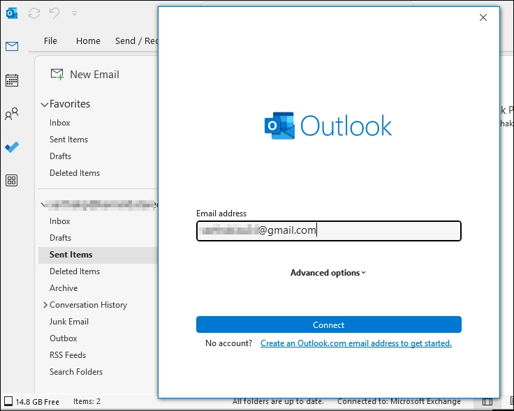 Enter target Gmail email address