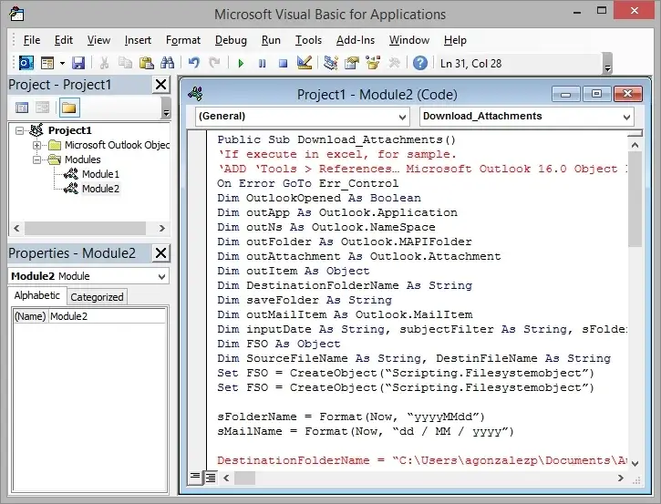 paste above vba script
